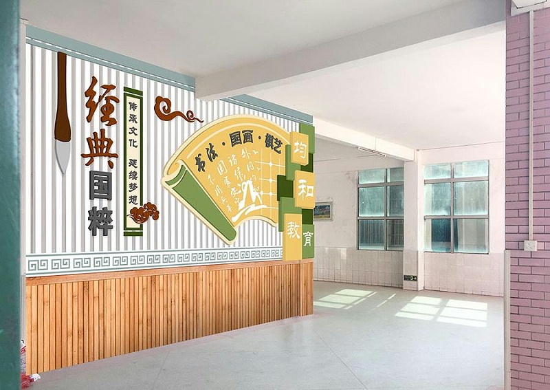 河北中小學校園文化展板設計_石家莊博采廣告